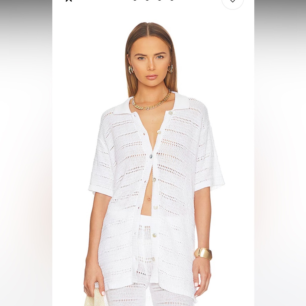 L Space Marbella women’s top size m crochet